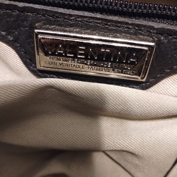 Valentina Black Leather Backpack